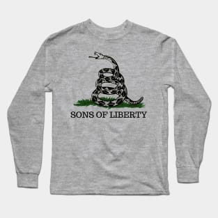 Sons of Liberty - Patriot Flag - Don't Tread on Me Long Sleeve T-Shirt